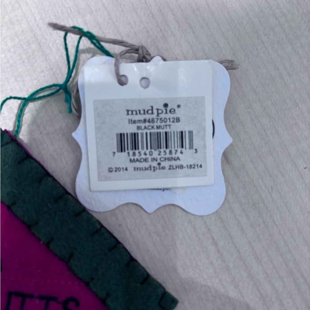 Mud Pie dog house fabric ornament - Picture 3 of 5